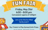 Fun Fair May 31, 2024 5:30-8:00